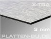 Aluverbund X-tra 1220 x 3050 x 3 mm silber gebürstet